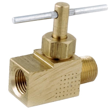 Anderson Metals Anderson Metals 1/4 in. 1/4 in. Brass Needle Valve 759135-04AH